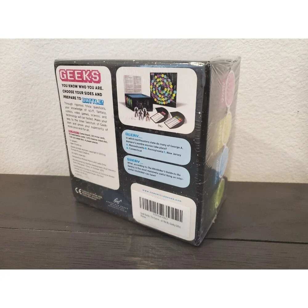 Geek Battle: The Game Of Extreme Geekdom Board Game NEW SEALED